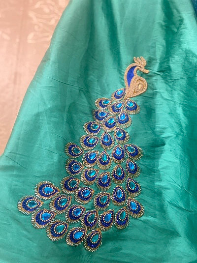 Aari work Lehenga