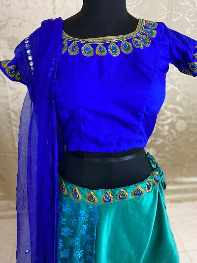 Aari work Lehenga