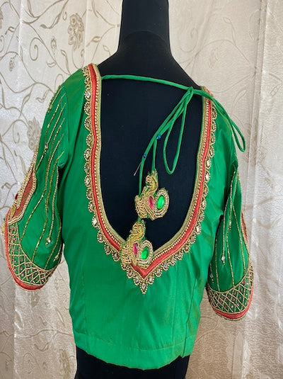 Aari Embroidered Bridal Blouse- Customised order- Pre-orders Taken