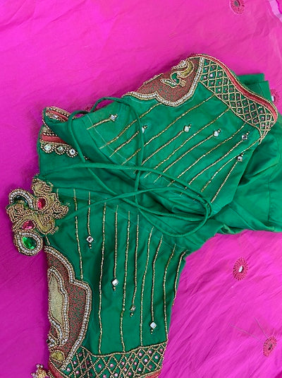 Aari Embroidered Bridal Blouse- Customised order- Pre-orders Taken