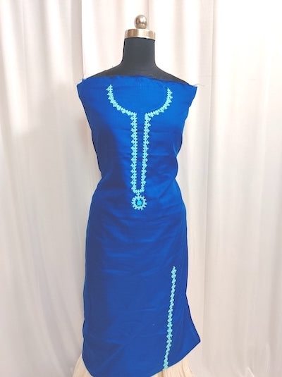 Kutch work Tops Ink Blue