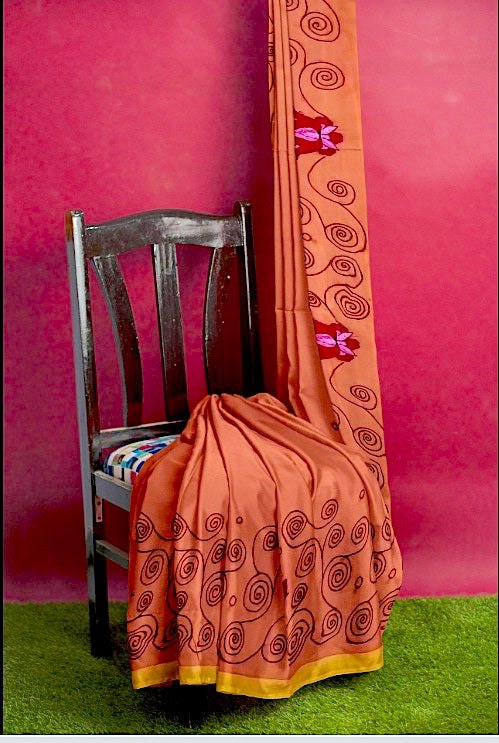 Kantha embroidered Sarees CODE : 2ACS03a-  50% OFF only on 08.03.25 women's day special