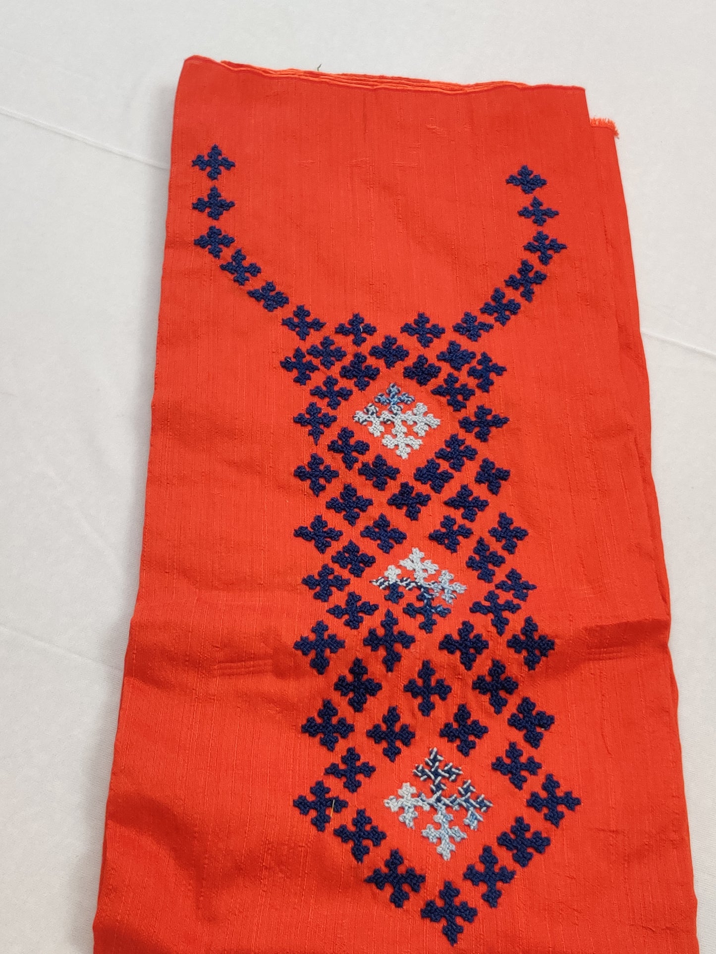 Kutch work Tops Orange