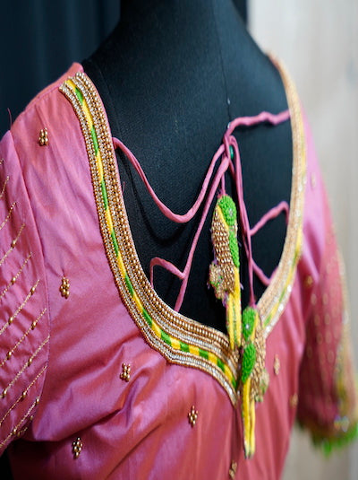 Aari Embroidered Bridal Blouse- Customised order- Pre-orders Taken- AI image attached for reference