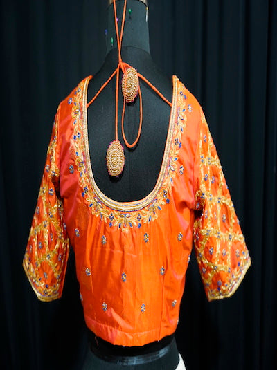 Aari Embroidered Bridal Blouse- Customised order- Pre-orders Taken- AI image attached for reference