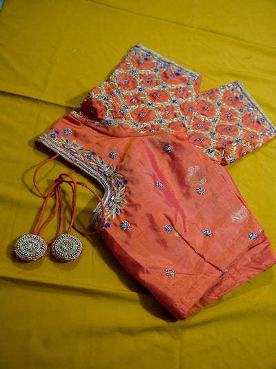 Aari Embroidered Bridal Blouse- Customised order- Pre-orders Taken- AI image attached for reference