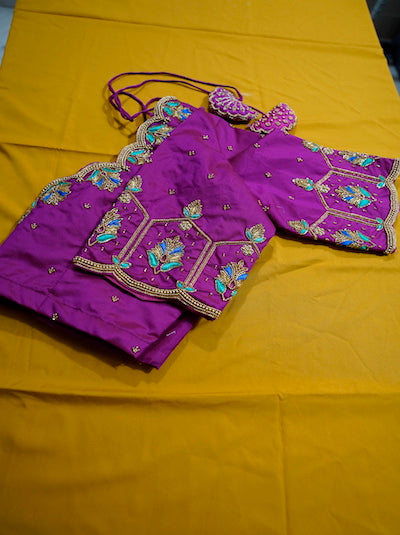 Aari Embroidered Bridal Blouse- Customised order- Pre-orders Taken- AI image attached for reference