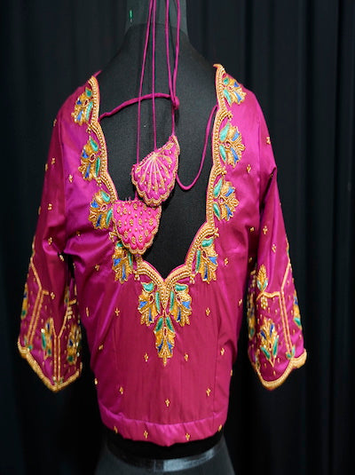 Aari Embroidered Bridal Blouse- Customised order- Pre-orders Taken- AI image attached for reference