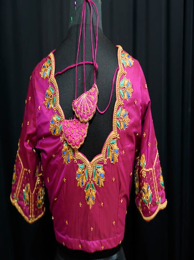 Aari Embroidered Bridal Blouse- Customised order- Pre-orders Taken- AI image attached for reference