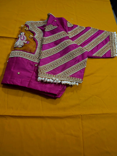 Aari Embroidered Bridal Blouse- Customised order- Pre-orders Taken- AI image attached for reference