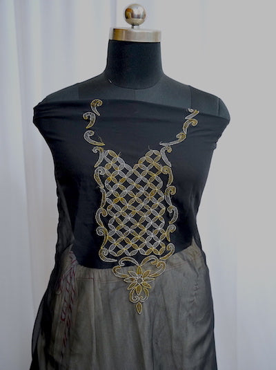 Chikankari Tops - Black