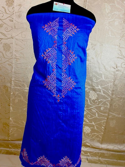 Kasuti work Tops Blue
