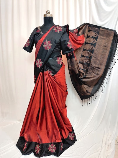 Kasuti work  Saree- Customized on Customer's Saree