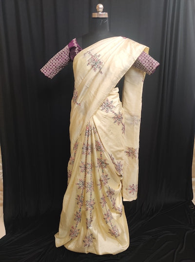 Kasuti work  Saree